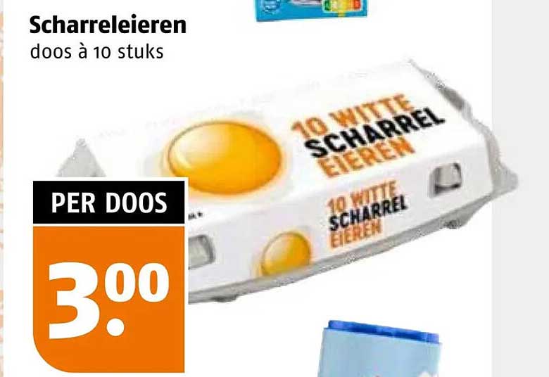 Scharreleieren doos à 10 stuks