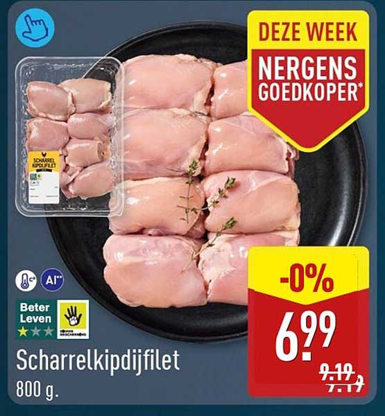 Scharrelkipdijfilet