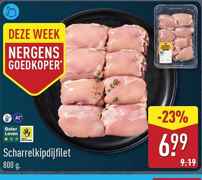 Scharrelkippendijfilet
