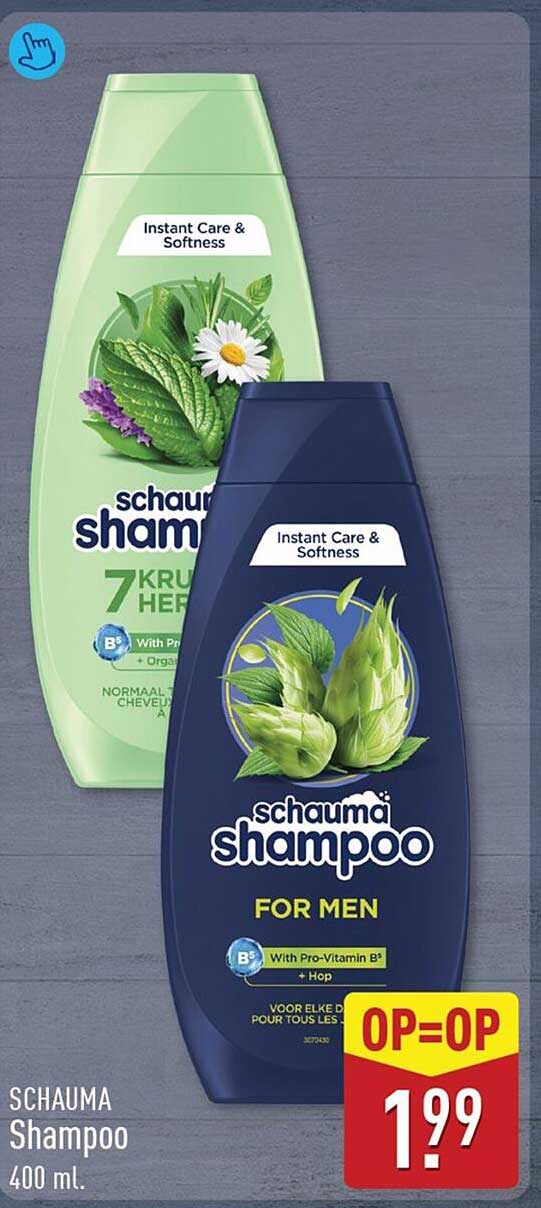 Schauma Shampoo 400 ml. OP=OP