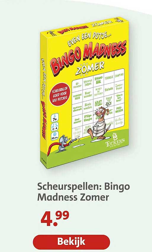Scheurspellen: Bingo Madness Zomer