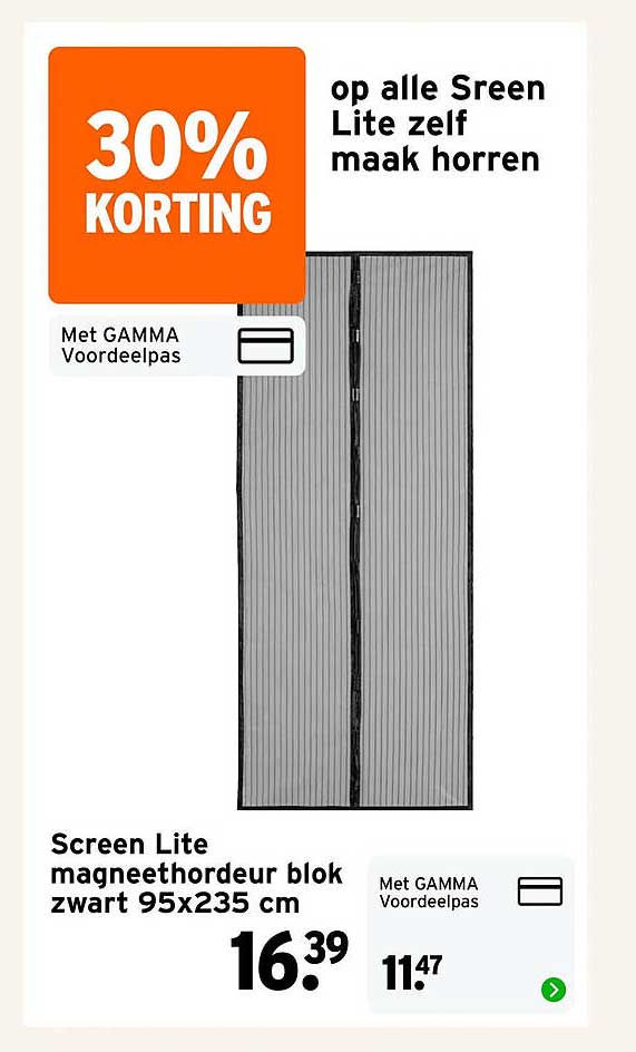 Screen Lite magneethordeur blok zwart 95x235 cm 30% KORTING