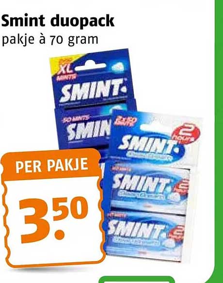 Smint duopack pakje à 70 gram