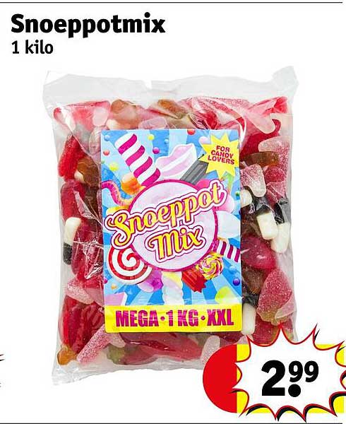Snoeppotmix 1 kilo