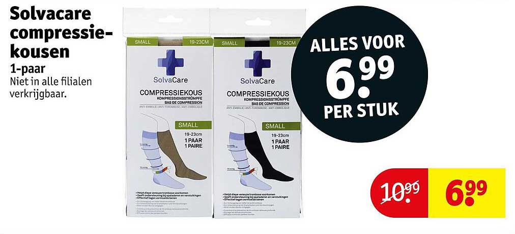 Solvacare compressie-kousen 1-paar
