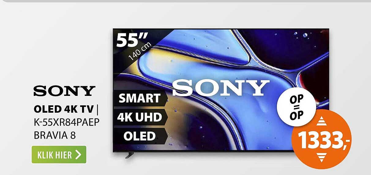 SONY OLED 4K TV | K-55XR84PAEP BRAVIA 8