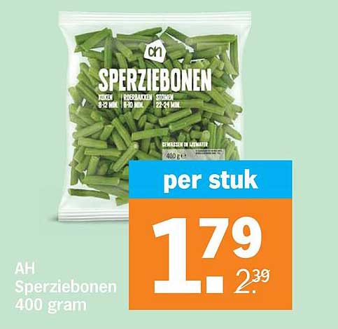 Sperziebonen 400 gram