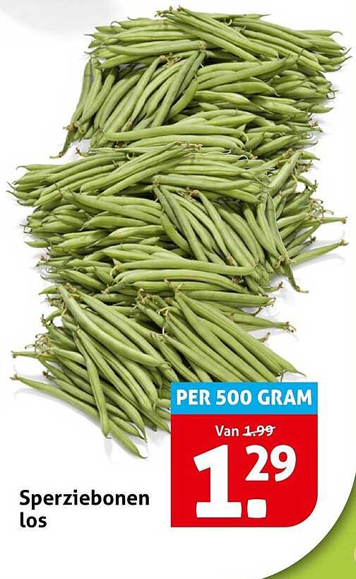 Sperziebonen los