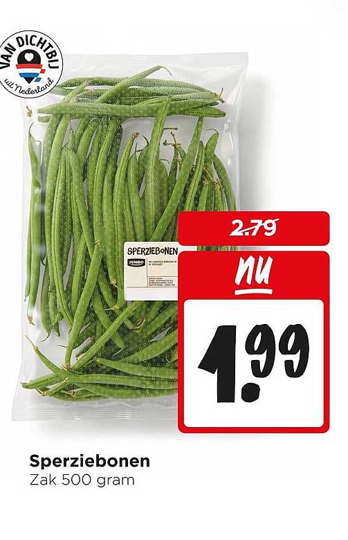 Sperziebonen Zak 500 gram