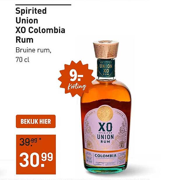 Spirited Union XO Colombia Rum