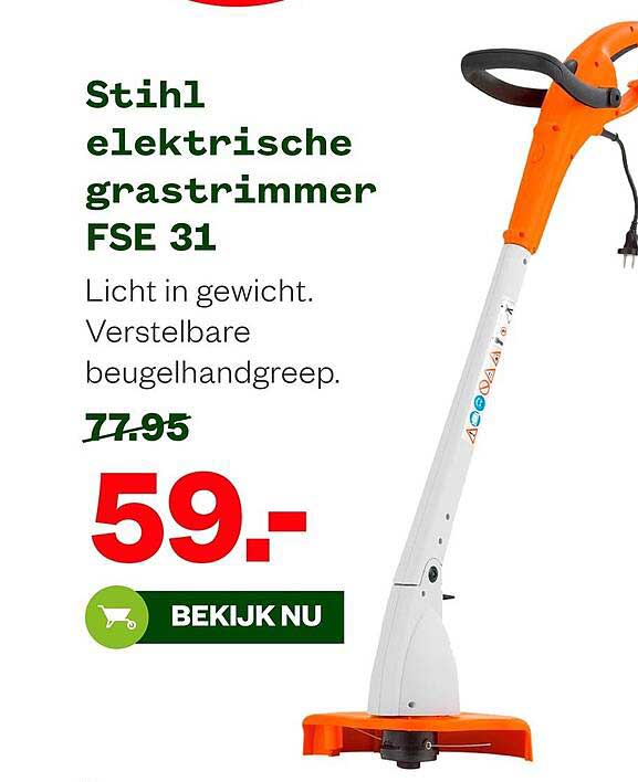 Stihl elektrische grastrimmer FSE 31