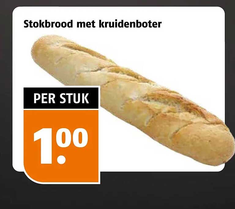 Stokbrood met kruidenboter