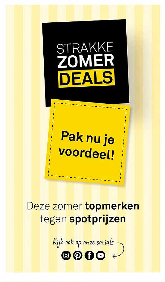 STRAKKE ZOMER DEALS