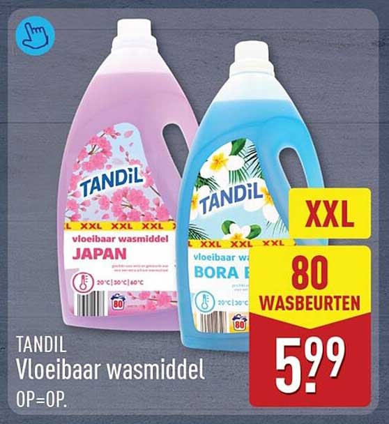 TANDIL Vloeibaar wasmiddel OP=OP. XXL 80 wasbeurten