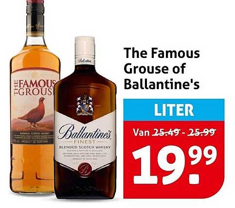 The Famous Grouse of Ballantine's LITER