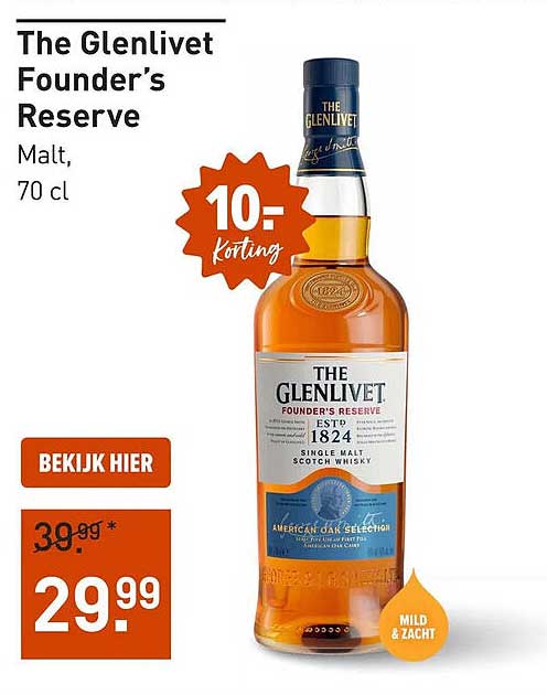 The Glenlivet Founder's Reserve Malt, 70 cl