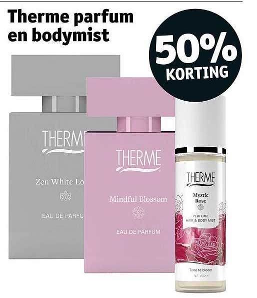 Therme parfum en bodymist 50% korting