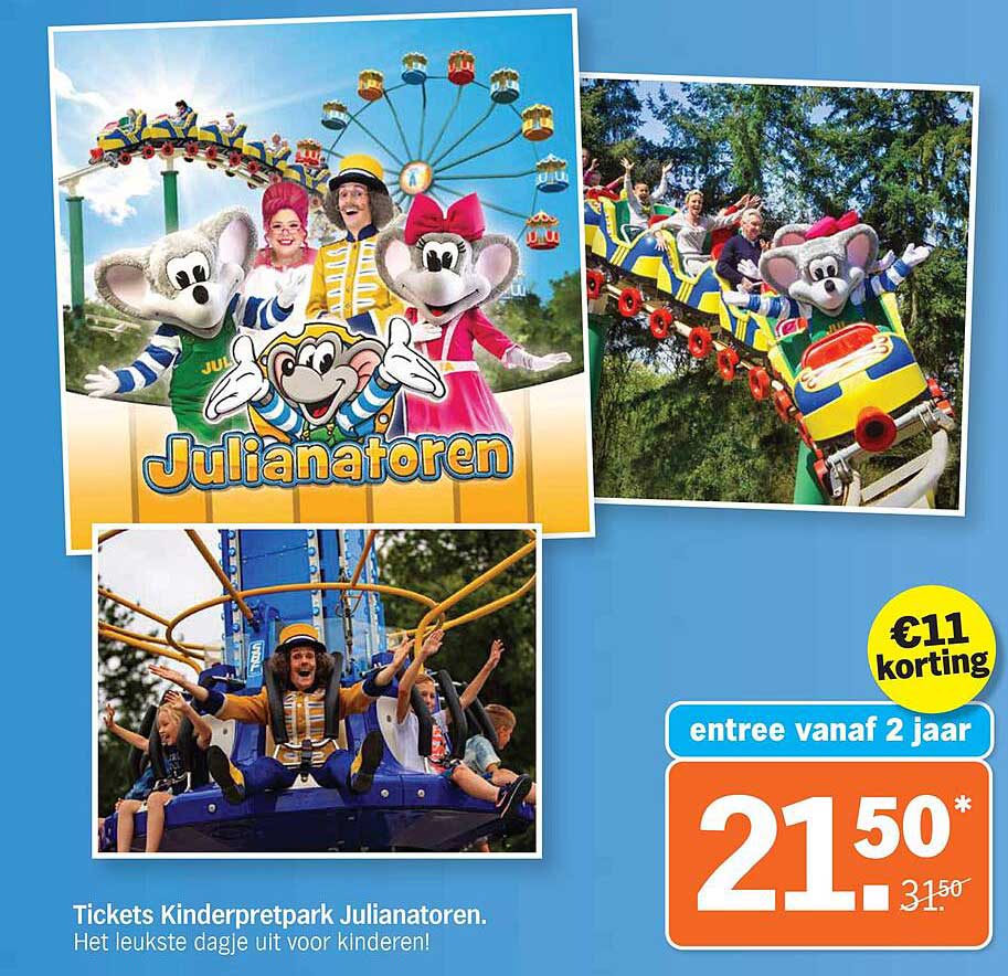Tickets Kinderpretpark Julianatoren