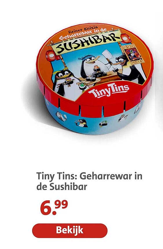 Tiny Tins: Geharrewar in de Sushibar