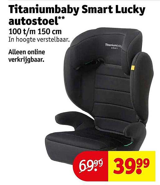 Titaniumbaby Smart Lucky autostoel**