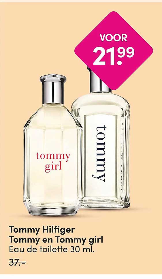 Tommy Hilfiger Tommy en Tommy girl Eau de toilette 30 ml.