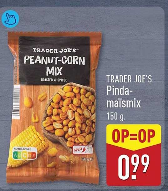 TRADER JOE'S Pindamaismix 150 g OP=OP