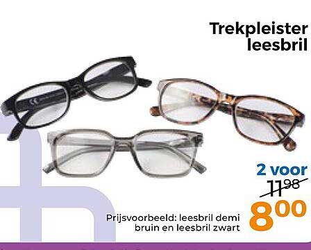 Trekpleister leesbril 2 voor