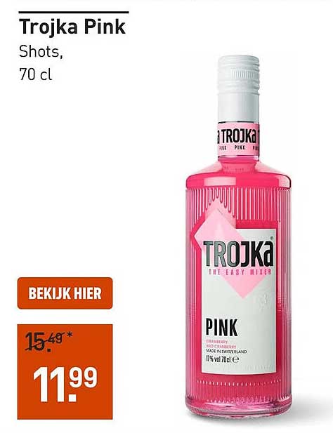 Trojka Pink Shots, 70 cl