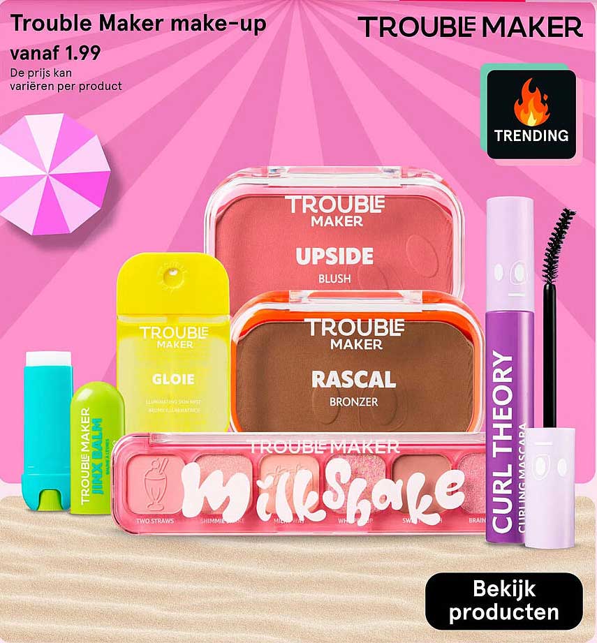 Trouble Maker make-up vanaf 1.99