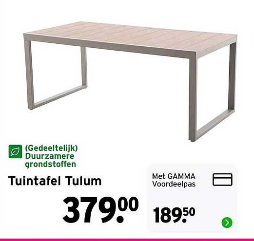 Tuintafel Tulum