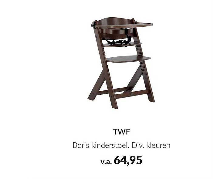 TWF Boris kinderstoel. Div. kleuren