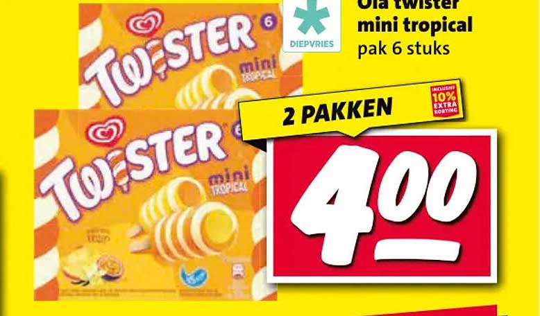 Twister mini tropical pak 6 stuks 2 pakken