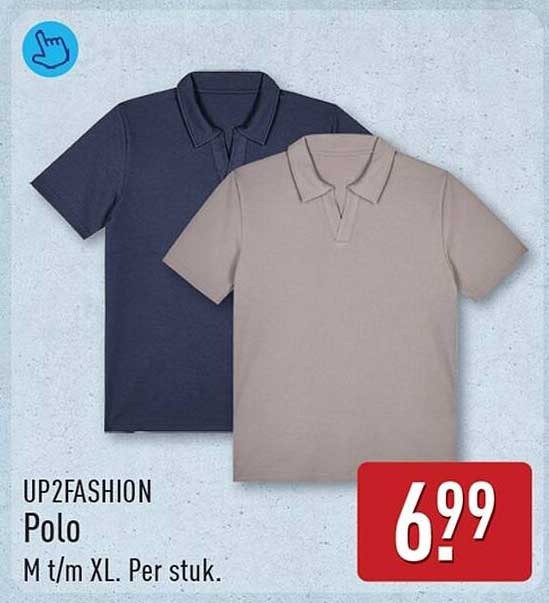 UP2FASHION Polo M t/m XL. Per stuk.