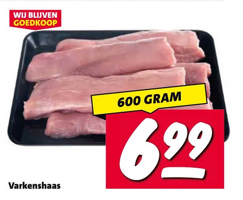 Varkenshaas 600 gram