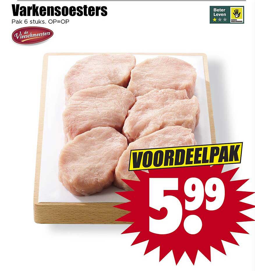 Varkensoesters Voordeelpak