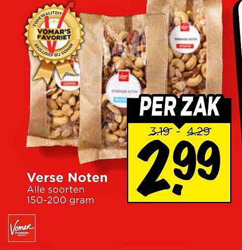 Verse Noten Alle soorten 150-200 gram