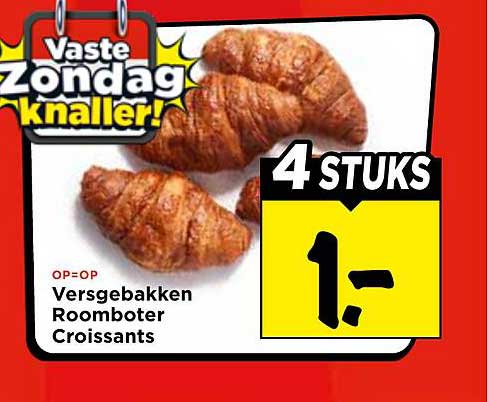 Versgebakken Roomboter Croissants