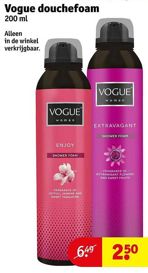 Vogue douchefoam 200 ml