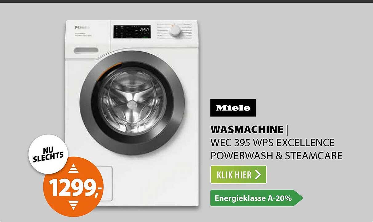 WASMACHINE WEC 395 WPS EXCELLENCE POWERWASH & STEAMCARE