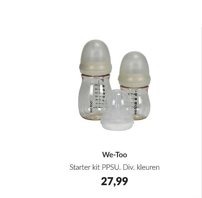 We-Too Starter kit PPSU. Div. kleuren