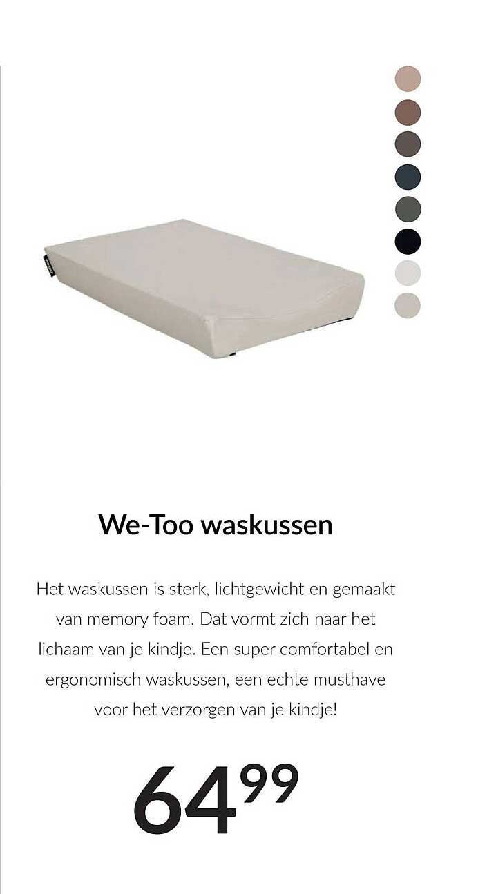 We-Too waskussen