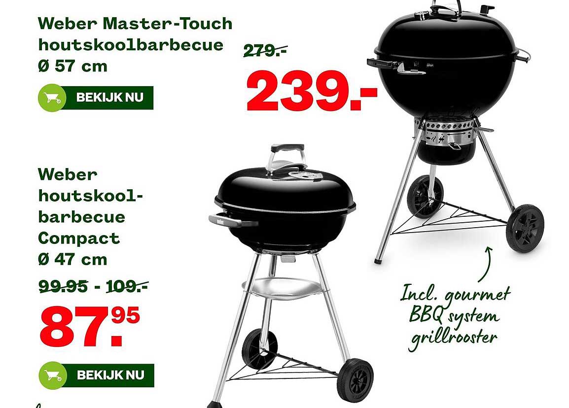 Weber Master-Touch houtskoolbarbecue Ø 57 cm