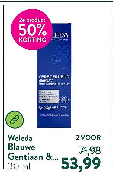 Weleda Blauwe Gentiaan &... 30 ml 2e product 50% korting