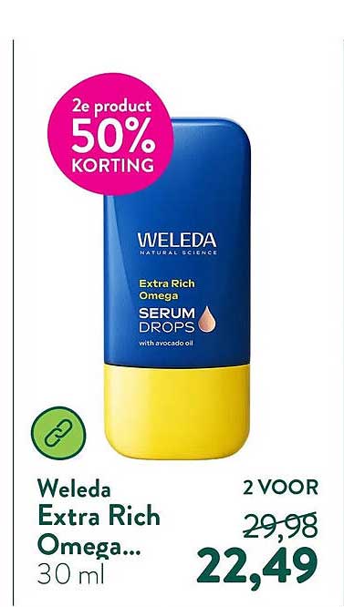 Weleda Extra Rich Omega... 30 ml 2e product 50% korting