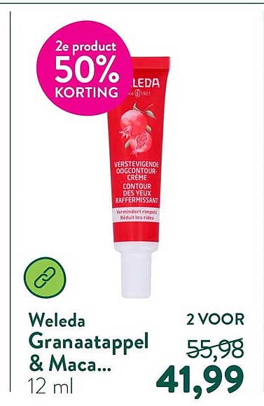 Weleda Granaatappel & Maca... 2e product 50% korting