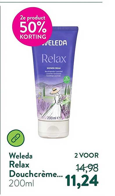 Weleda Relax Doucrème... 200ml 2e product 50% KORTING