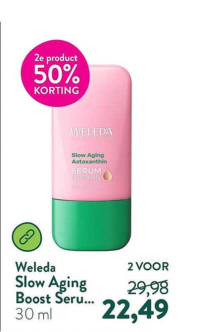 Weleda Slow Aging Boost Seru... 30 ml 2 VOOR 2e product 50% KORTING