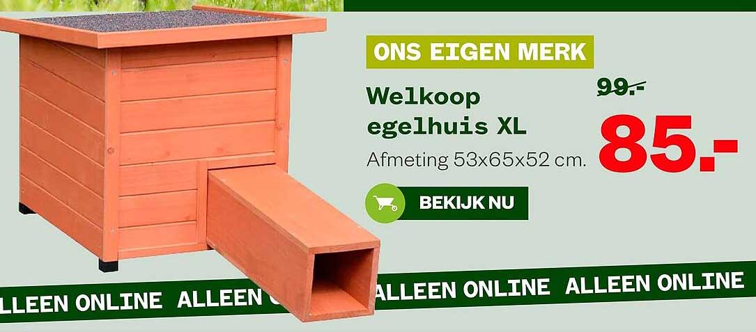 Welkoop egelhuis XL
