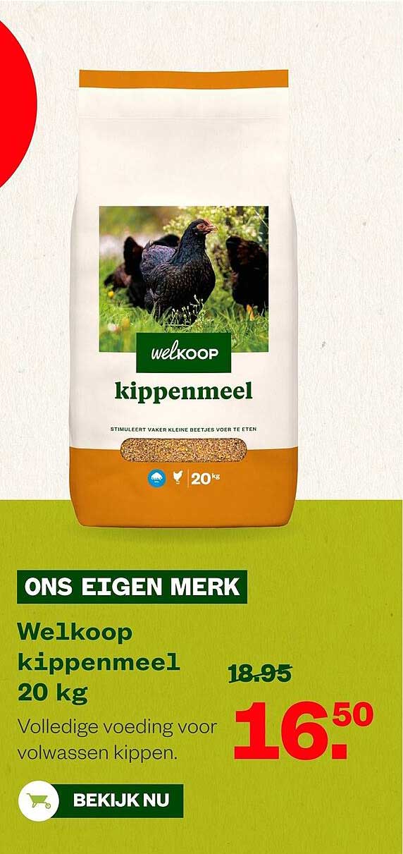 Welkoop kippenmeel 20 kg