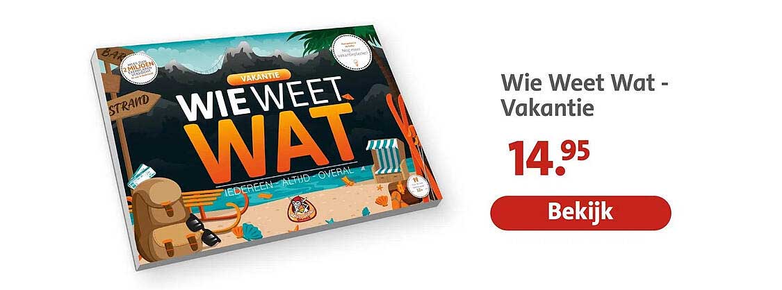 Wie Weet Wat - Vakantie
